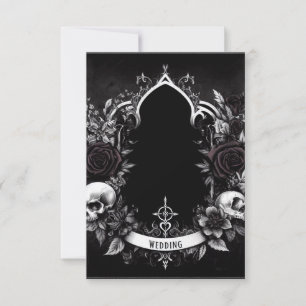 Personalize Card - Gothic - Blank Template