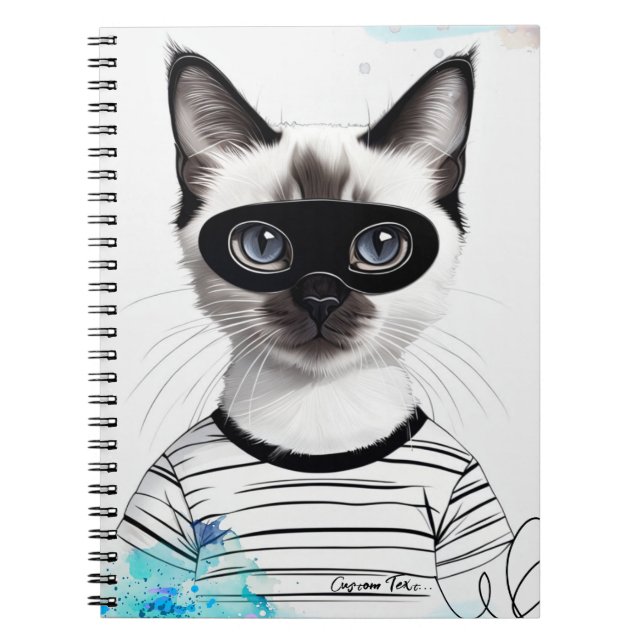 PERSONALIZE:  Cat Burglar | Notebook (Front)