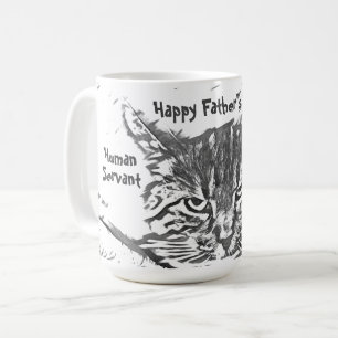 Personalize Cat Father's Day Mug