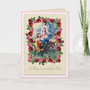 Personalize Catholic Mass Offering Card
