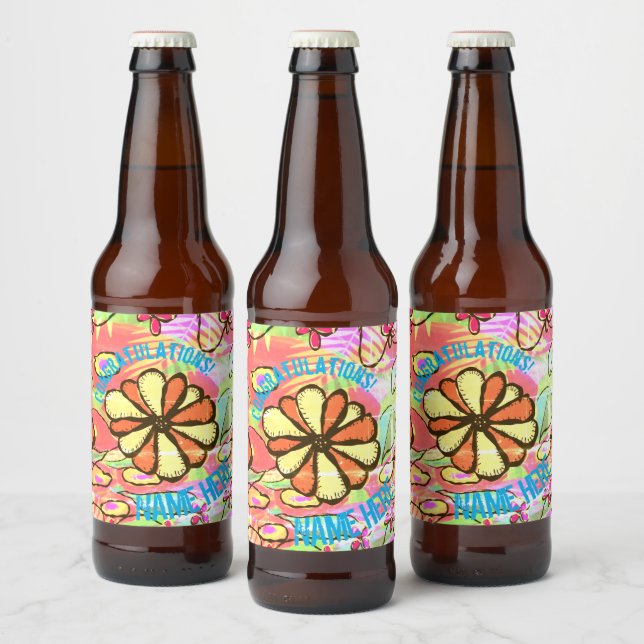 Personalize Celebrate Essentials Beer Bottle Label (Bottles)
