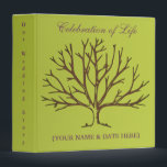 Personalize Celebration of Life Memorial Guestbook Binder<br><div class="desc">This is Personalize Celebration of Life Memorial Guestbook. You can customize with your wedding photo, bride and groom name, last name initial, wedding date, and color and fonts. Use as wedding planners or photo keepsake albums. You can change the colors of the spine and text by selecting "customize it" or...</div>