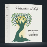 Personalize Celebration of Life Memorial Guestbook Binder<br><div class="desc">This is Personalize Celebration of Life Memorial Guestbook. You can customize with your wedding photo, bride and groom name, last name initial, wedding date, and color and fonts. Use as wedding planners or photo keepsake albums. You can change the colors of the spine and text by selecting "customize it" or...</div>