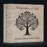 Personalize Celebration of Life Memorial Guestbook Binder<br><div class="desc">This is Personalize Celebration of Life Memorial Guestbook. You can customize with your wedding photo, bride and groom name, last name initial, wedding date, and color and fonts. Use as wedding planners or photo keepsake albums. You can change the colors of the spine and text by selecting "customize it" or...</div>