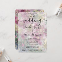 Personalize: Celebration Snowflakes Winter Wedding