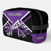 Personalize Cheerleader | Purple, Black, White