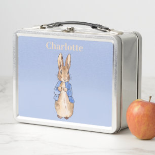 Personalize Child's Name Peter the Rabbit  Metal Lunch Box