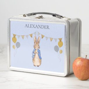 Personalize Child's name Peter the rabbit Metal Lunch Box
