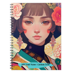 PERSONALIZE Chinese Beauty Collage Notebook