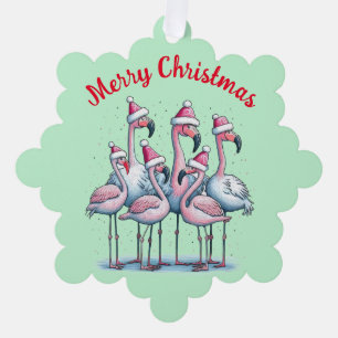 Personalize Christmas Card Ornament