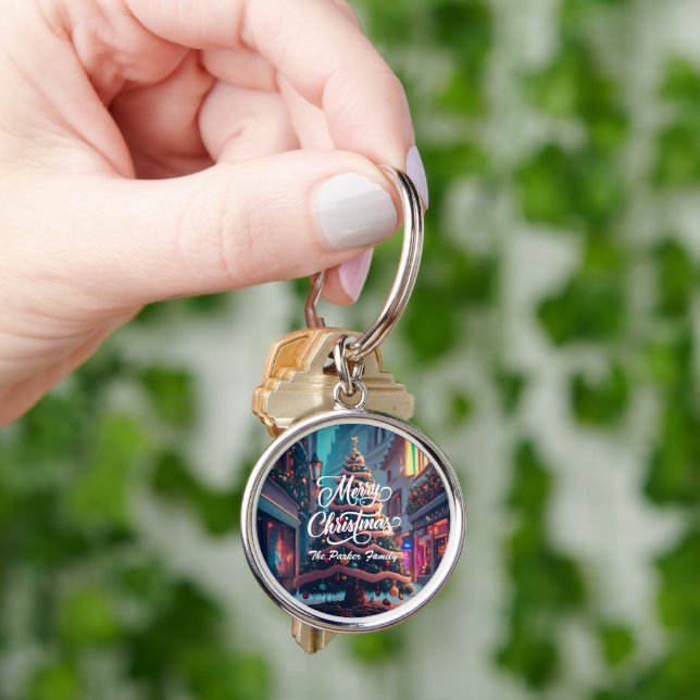 Personalize Christmas keychain  (Hand)