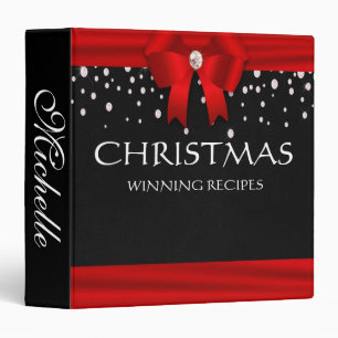 Personalize Christmas Recipes Binder