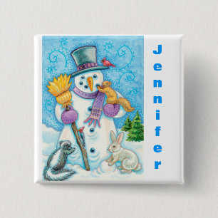 Personalize Christmas Stocking Buttons