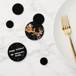 Personalize Christmas  Table Confetti