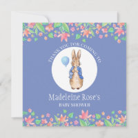 Personalize classic rabbit Thank you