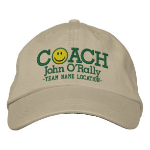Personalize Coach Cap Your Name Your Game!