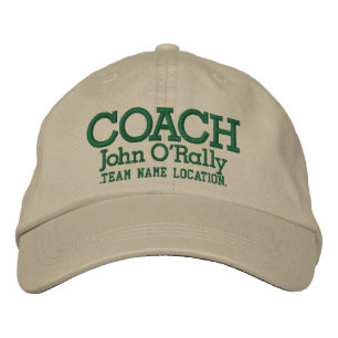 Personalize Coach Cap Your Name Your Game