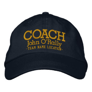 Personalize Coach Cap Your Name Your Game