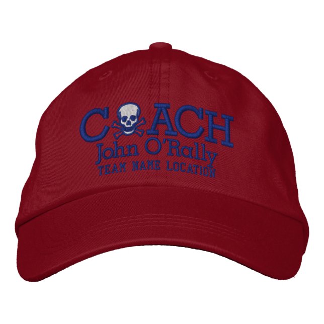 Personalize Coach Skull Cap Your Name Your Game! (Front)