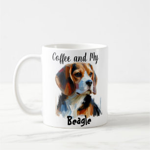  Personalize Coffee and My Beagle Cute  Mug