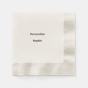 Personalize Coined Cocktail Napkin