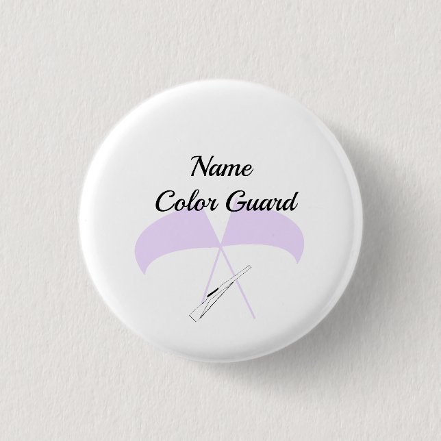 Personalize Colour Guard Button (Front)