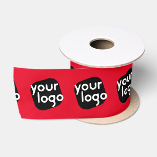 Personalize Colour Your Logo Here Product Packagin Satin Ribbon