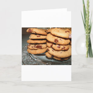 Personalize Cookies Dessert Chocolate Chip Sweets Card