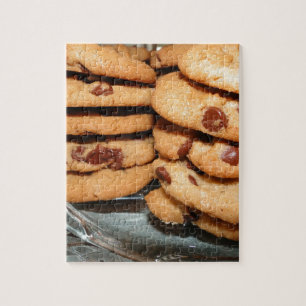 Personalize Cookies Dessert Chocolate Chip Sweets Jigsaw Puzzle