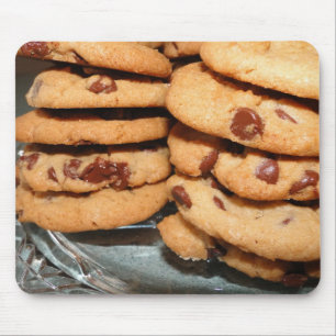 Personalize Cookies Dessert Chocolate Chip Sweets Mouse Pad