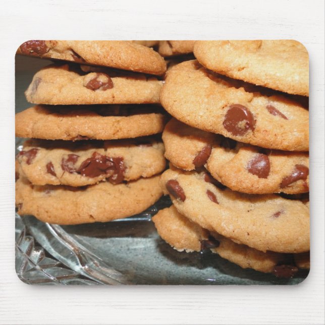Personalize Cookies Dessert Chocolate Chip Sweets Mouse Pad (Front)