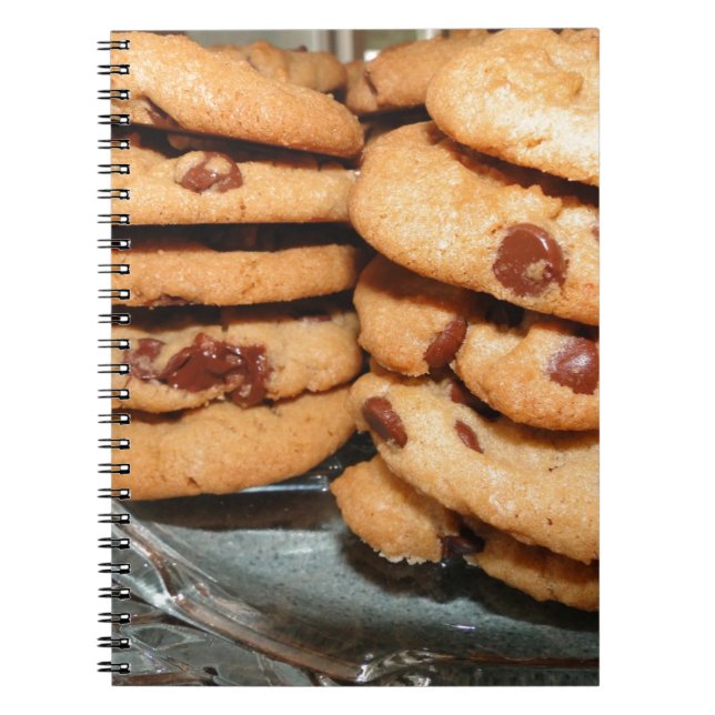 Personalize Cookies Dessert Chocolate Chip Sweets Notebook (Front)