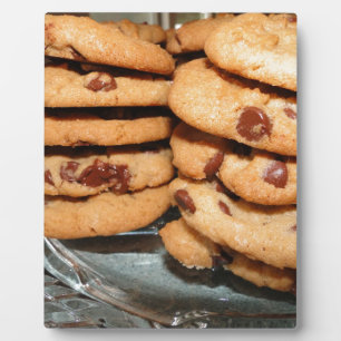 Personalize Cookies Dessert Chocolate Chip Sweets Plaque