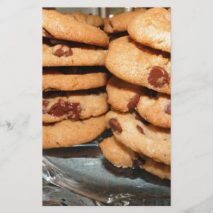 Personalize Cookies Dessert Chocolate Chip Sweets Stationery