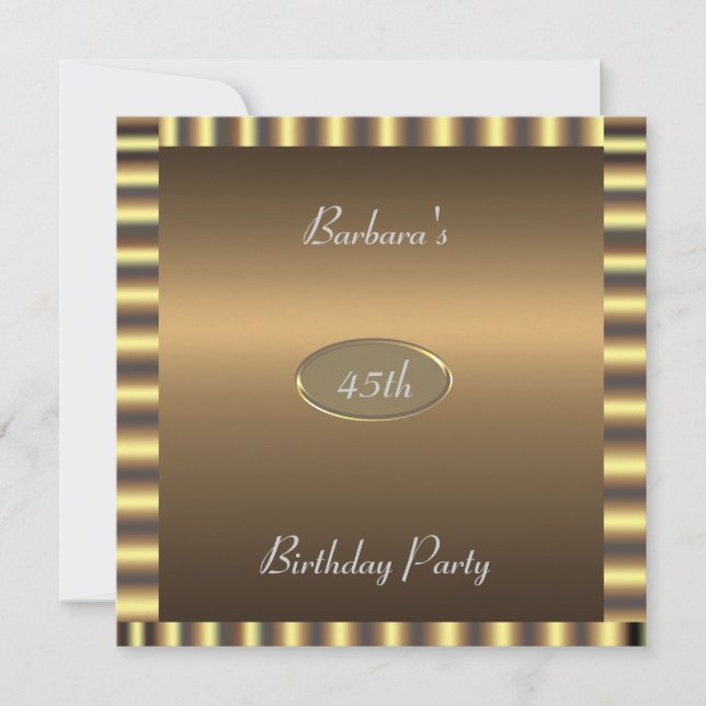 Personalize Create Your Chocolate Invitation (Front)