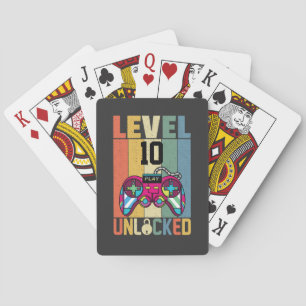 Personalize Create Your Own Costume Level Unlocked Playing Cards