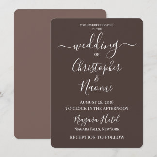 PERSONALIZE - Create Your Own Customized Wedding Invitation