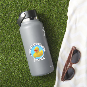 Personalize cruising duck water bottle 
