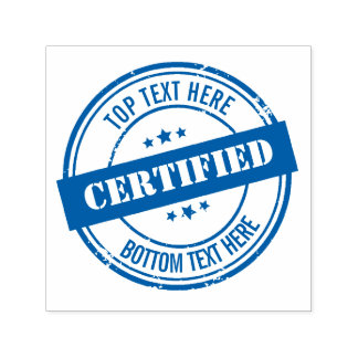 Personalize custom certified stamp