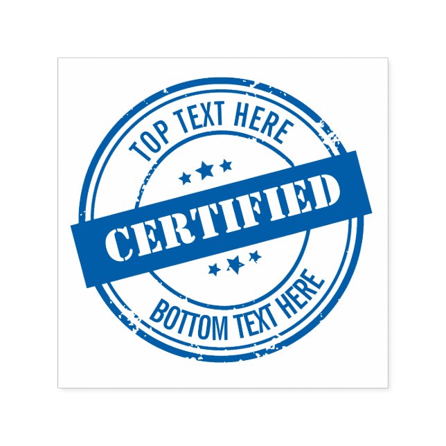 Personalize custom certified stamp (Design)