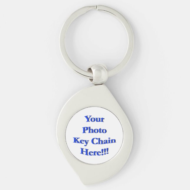 (Personalize) Custom Design or Image Keychain (Front)