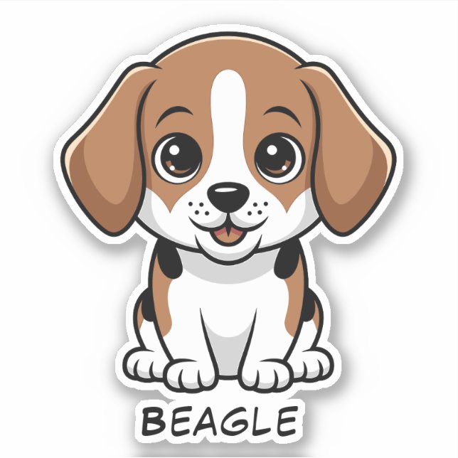 Personalize Custom Dog Name Beagle (Front)