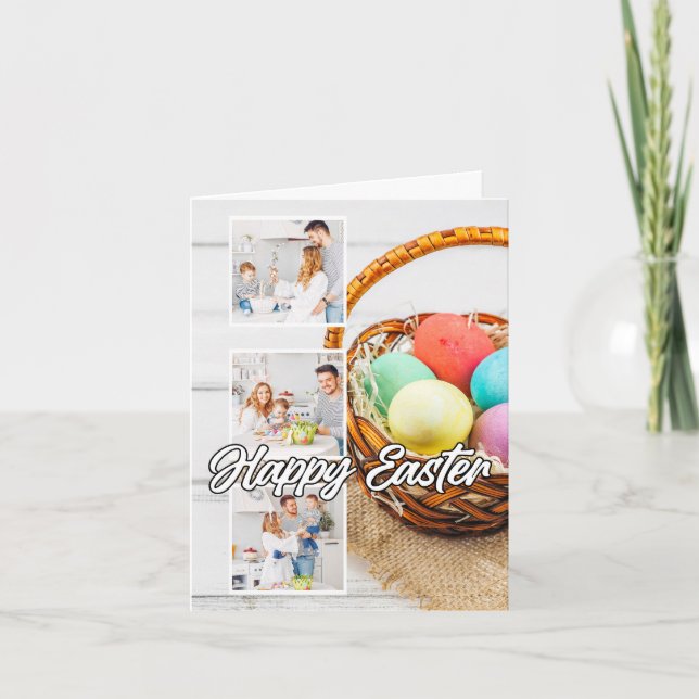 Personalize Custom Easter Family Photo Template (Front)