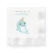 Personalize Custom Narwhal Themed Party Napkins