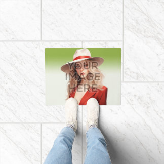 Personalize Custom Photo Area Rug Horizontal Image