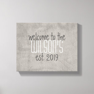 personalize custom wall art welcome add your name