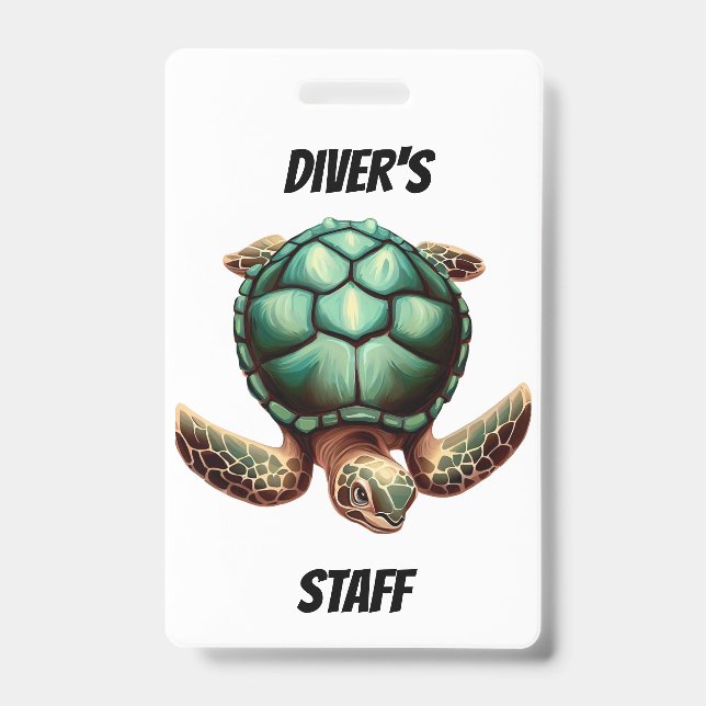 Personalize Customizable Staff Badge (Front)