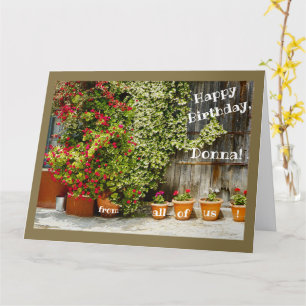 Personalize/Customize OVERSIZE CARD FROM GROUP