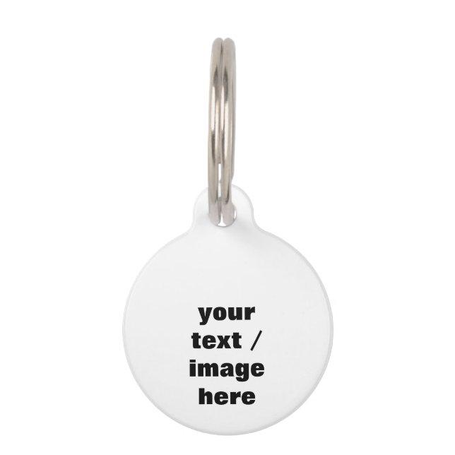 Personalize Customize  Pet Tag (Front)