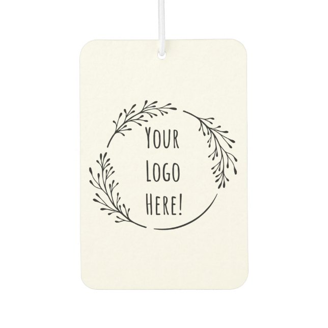 Personalize Customize Product Business Logo School Air Freshener (Front)